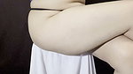 Asian Woman Shows Off Body Cosplay Sexy Flight Attendant