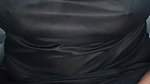Atiqah massaging and exposing breasts
