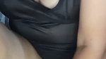 Atiqah massaging and exposing breasts