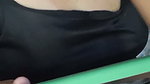 Atiqah plays with her breasts while wearing lotion