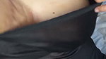 Atiqah plays with her breasts while wearing lotion