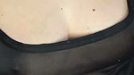 Atiqah plays with her breasts while wearing lotion