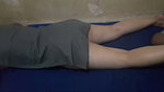 Beautiful woman erotic massage after work