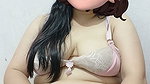 Beautiful woman with big teases solo masturbation