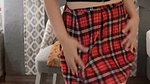 Brutal masturbation of a student to the point of squirting
