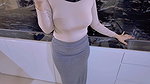 Call the Kitchen Attendant ( Bude Hijab Busty Trying to Prank Stove Waitress