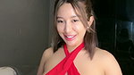 Changing lingerie showing her sexual desire