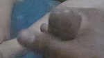 Cock jerking in front of new maid