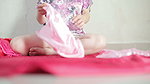 Curvy Hijab Amateur Satin Dress Big Booty Oil Massage Session