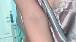 Ex-girlfriend’s cock blowjob in the living room