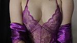 Filipino chicks in order through online applications using sexy purple lingerie in entot until satisfied