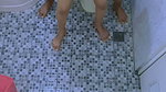 Fucking with the neighbor’s wife in the toilet