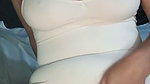 girl in black masturbation squirt