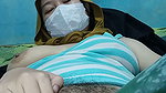 Hijab girl plays pussy until wet imagining a long penis