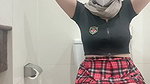 Hijab Masturbating In The Bathroom