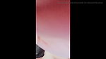hijab woman playing with dildo in room