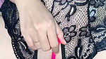 Hijabers sange heavy, cock and vibrator inserted into her pussy at once