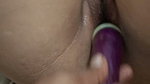 Horny wife Angelina pop fuck with dildo