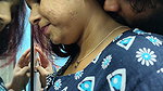 Hot Neck Kiss and Ass Kiss Romance in Nighty