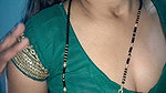 Indian Hot Bhabhi Sucking Dick in Green