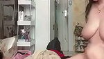 A Confident BBW Enjoying a Peaceful Evening Indoors