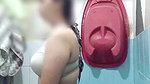 Beautiful and sexy chick in the shower