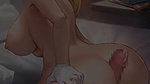 Blonde Elegance Embracing Waifu Magic in Japanese Maid