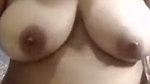 Compilation of videos when I squeeze my breasts for sexual satisfaction part 4