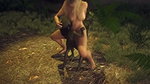 Elf Getting Fucked by Two Goblins in a Threesome in the Forest