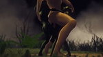 Elf Getting Fucked by Two Goblins in a Threesome in the Forest