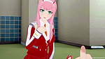 FWB with Zero Two in the changing room