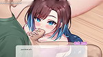 Haruka gives the greatest Asian blowjobs while horny