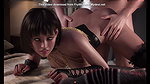 Having anal sex with Chloe licking her pussy ejaculating sperm on her ass is really delicious