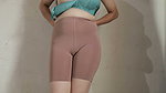 Indian Hijab Satin Lingerie Tease Turns to Big Ass