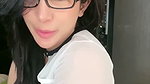 Indonesian model rubbing her pussy until squirt on her phone