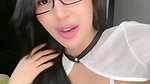 Indonesian model rubbing her pussy until squirt on her phone