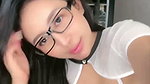 Indonesian model rubbing her pussy until squirt on her phone