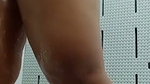 Indonesian mother-in-law sexy body yet fun to shower