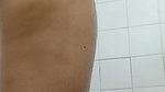 Indonesian stepmom plays with her before showering