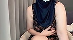 Indonesian woman strokes pussy until peeing