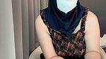 Indonesian woman strokes pussy until peeing