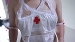 Instead of this sister’s work, she masturbated until she was dirty