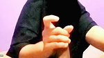 Iranian maid massages her master’s big cock gently in the bedroom
