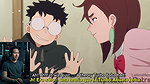 Japanese anime reaction momo chan and okarun