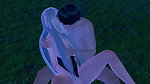 Kitagawa Marin cosplay doggystyle kissing