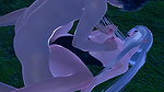Kitagawa Marin cosplay doggystyle kissing