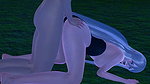 Kitagawa Marin cosplay doggystyle kissing
