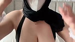 Maid caught colmek in room with transparent dildo