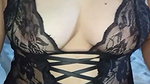 Malay widow playing with her breasts