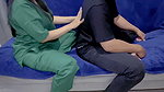 Massage makes the doctor horny
